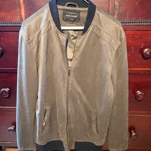 River Island Men's Khaki Bomber Jacket